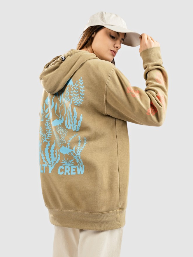 Salty Crew Kelp Forest Boyfriend Mikina s kapucí