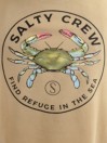 Salty Crew Blue Crabber Overdyed Fleece Hoodie