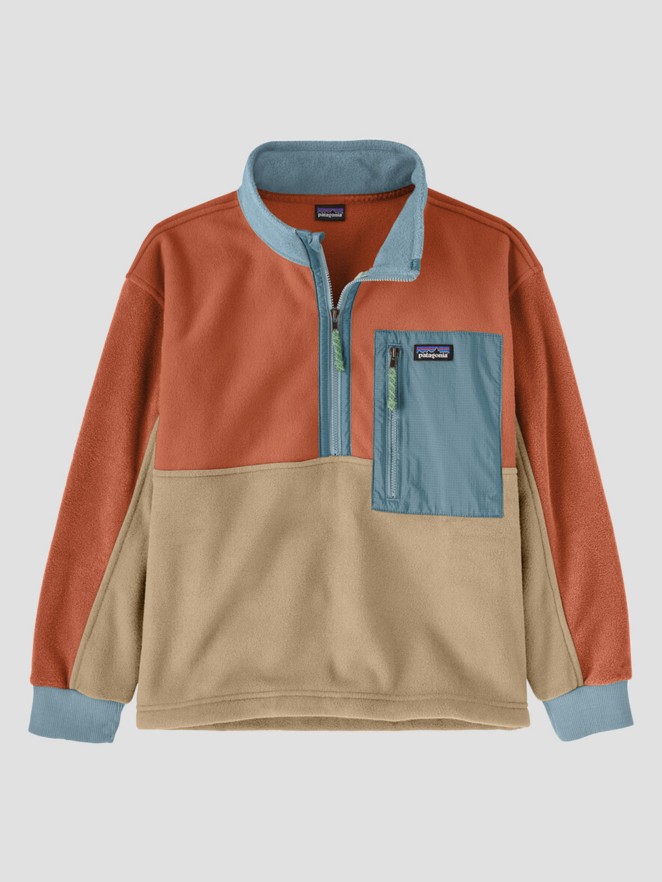 Patagonia Microdini 1/2 Kids Half-Zip Fleece Sweater