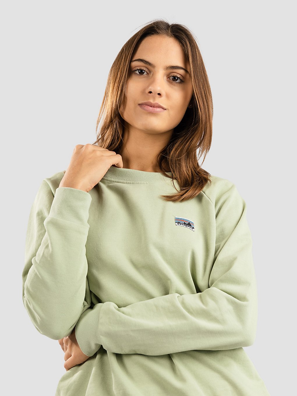 Patagonia Regenerative Essential Sweater salvia green kaufen