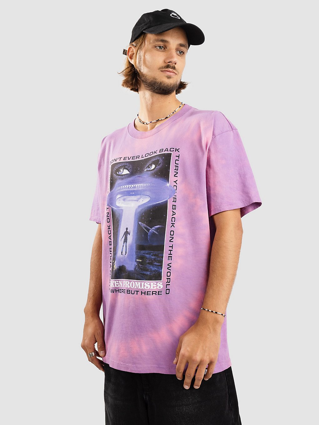 Broken Promises Abduction Dye T-Shirt purple kaufen