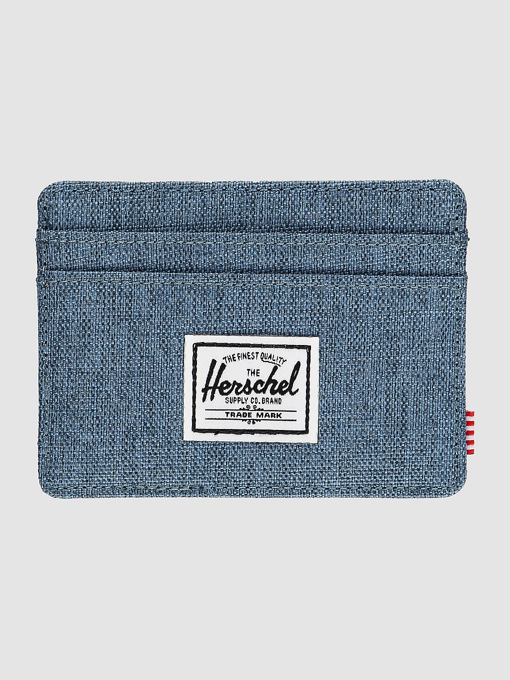 Herschel Charlie RFID Wallet copen blue crosshatch kaufen