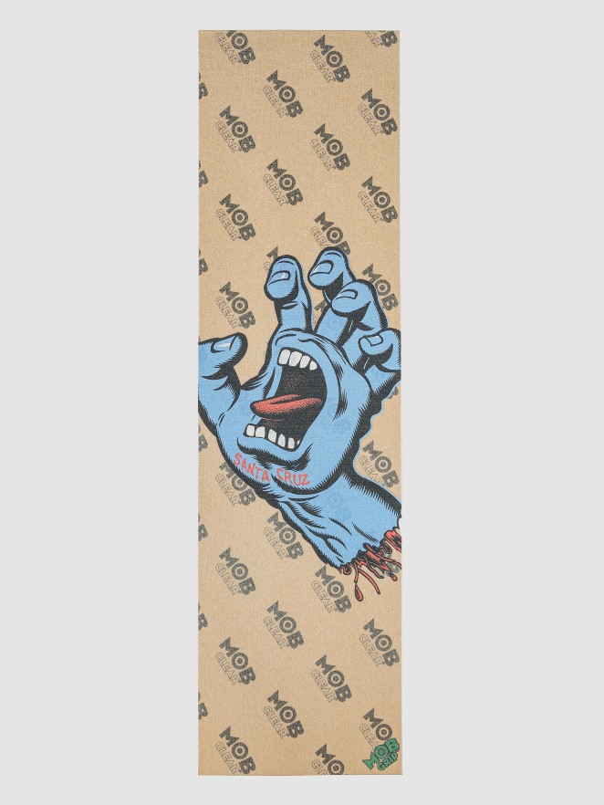MOB Grip Santa Cruz Screaming Hand Clear 9″ Griptape