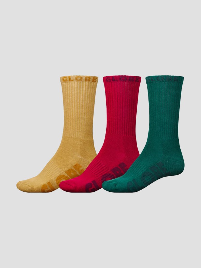 Globe Sustain Crew 3 Pack (7-11) Strømper