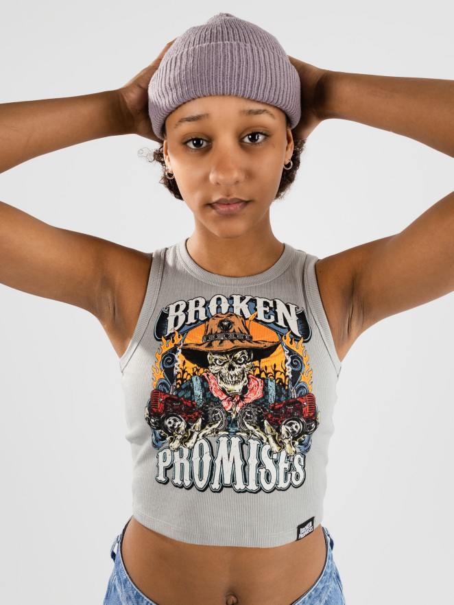 Broken Promises Scarecrow Ribbed Tank Top