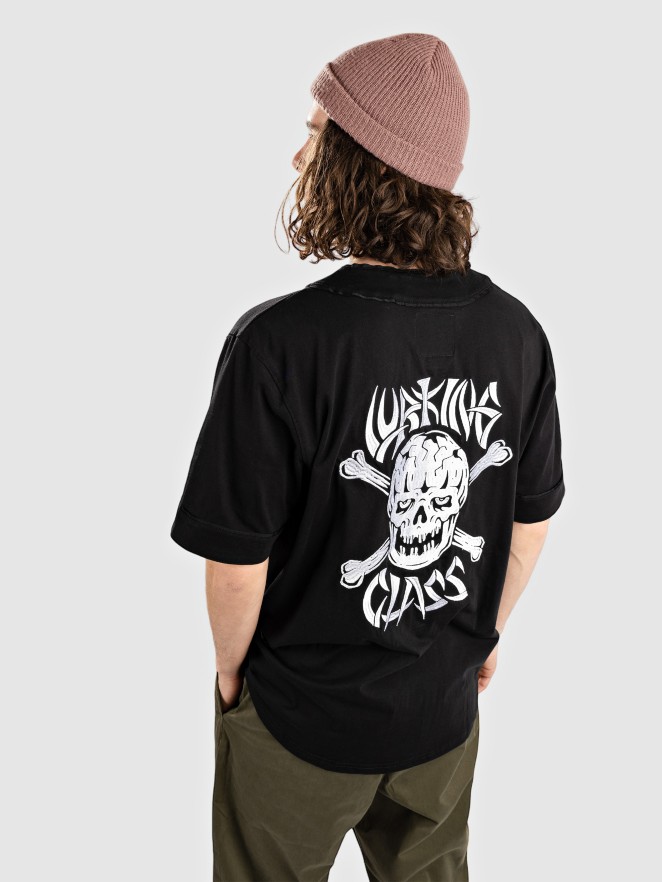 Lurking Class Bones Button Up Jersey T-Shirt