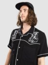 Broken Promises Duality Embroidered Button Up Hemd