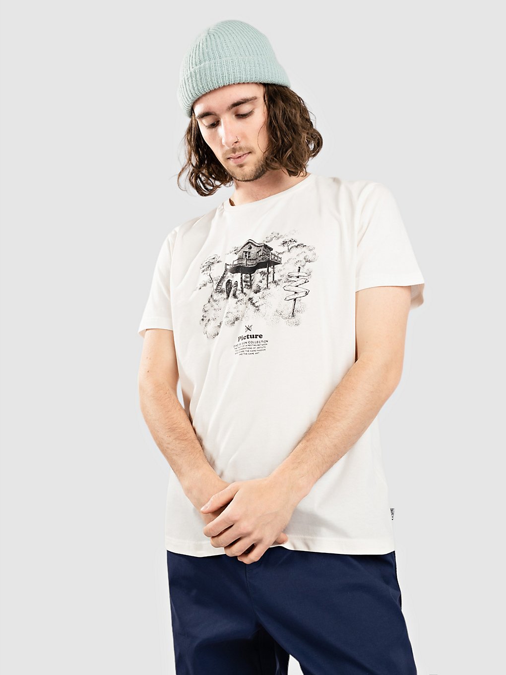 Picture D&S Surfcabin T-Shirt natural white kaufen