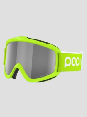 Photos - Ski Goggles ROS POC POC Pocito Iris Fluorescent Yellow Goggle clarity pocito 