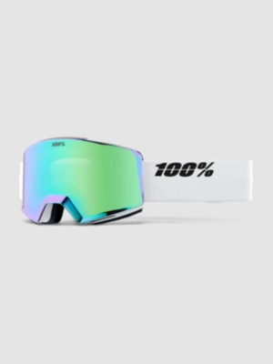 100Percent Norg Hiper White/Green Snowboardov&eacute; br&yacute;le