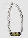 Stone and Locket Neon Dragon Kette