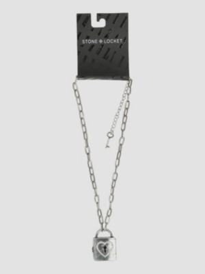 Stone and Locket Key To My Heart N&aacute;hrdeln&iacute;k