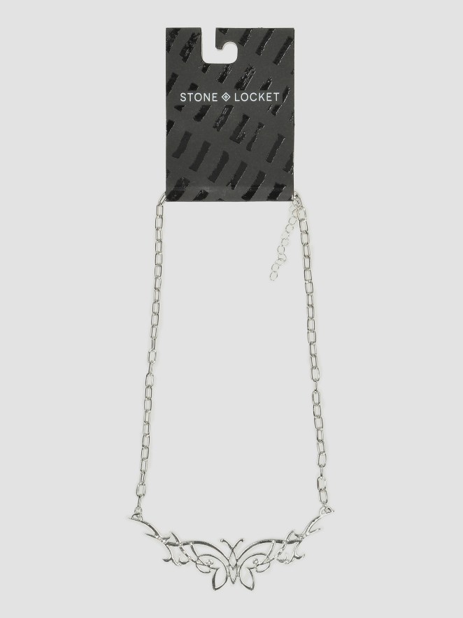 Stone and Locket Away Collier