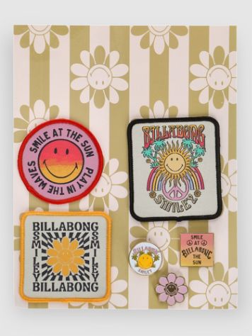 Billabong Smiley Patch And Pins