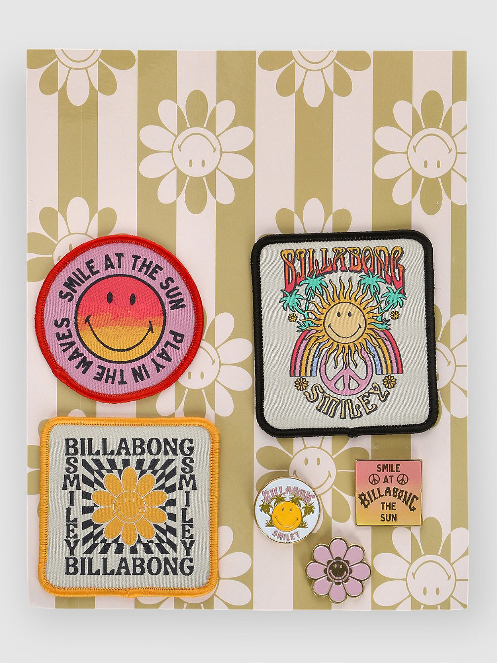 Smiley Patch And Pins