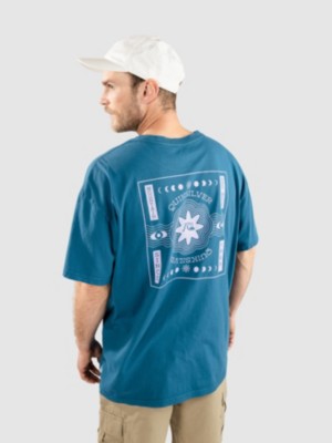 Tomato Qs T-Shirt Blue Psyched Quiksilver |