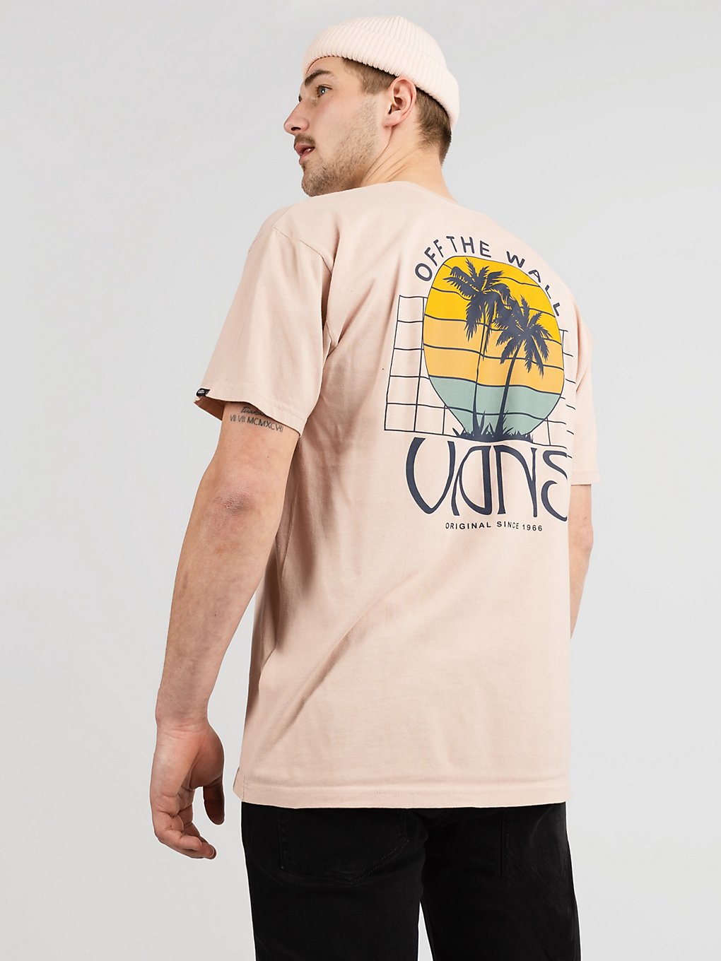 Vans Sunset Dual Palm Vintage T-Shirt rose smoke kaufen