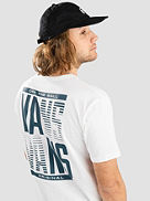 Off The Wall Stacked Typed Camiseta