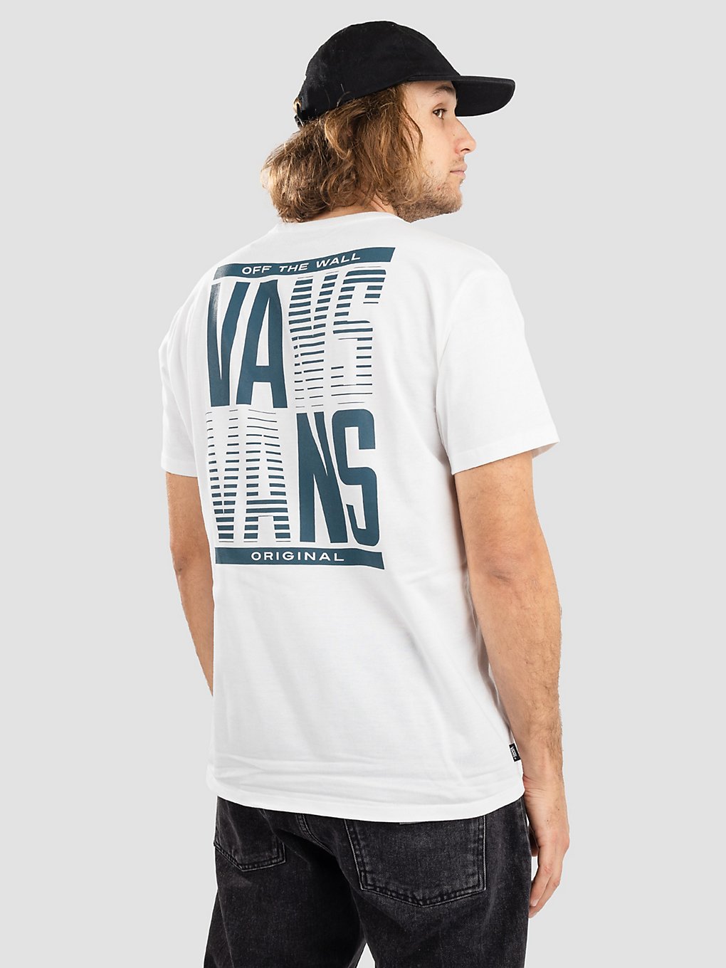 Vans Off The Wall Stacked Typed T-Shirt white kaufen
