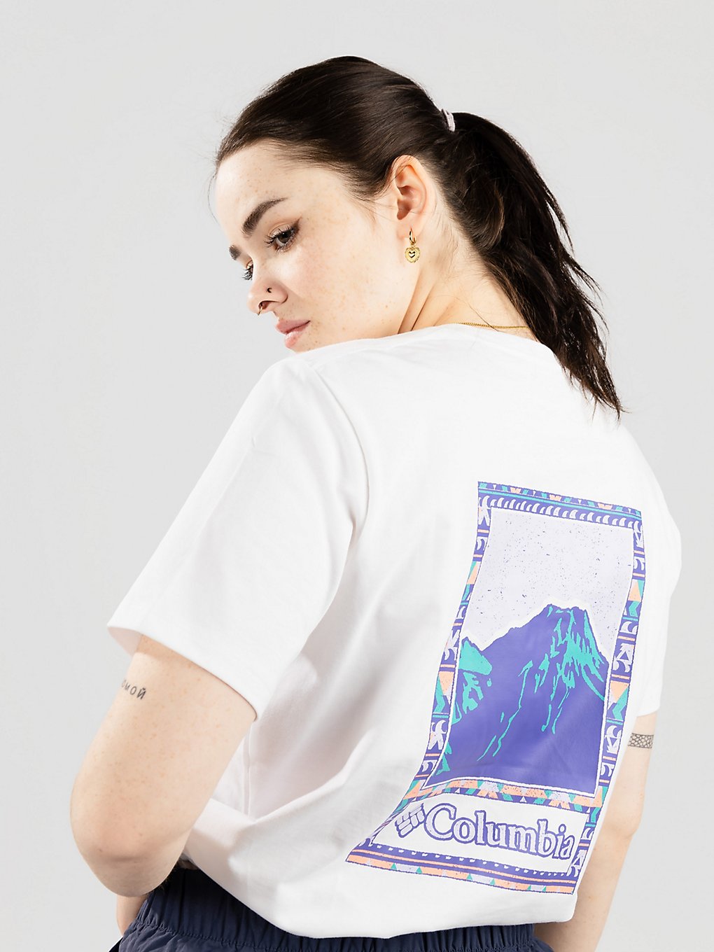 Columbia Boundless BeautyT T-Shirt wht bordered beauty grap kaufen