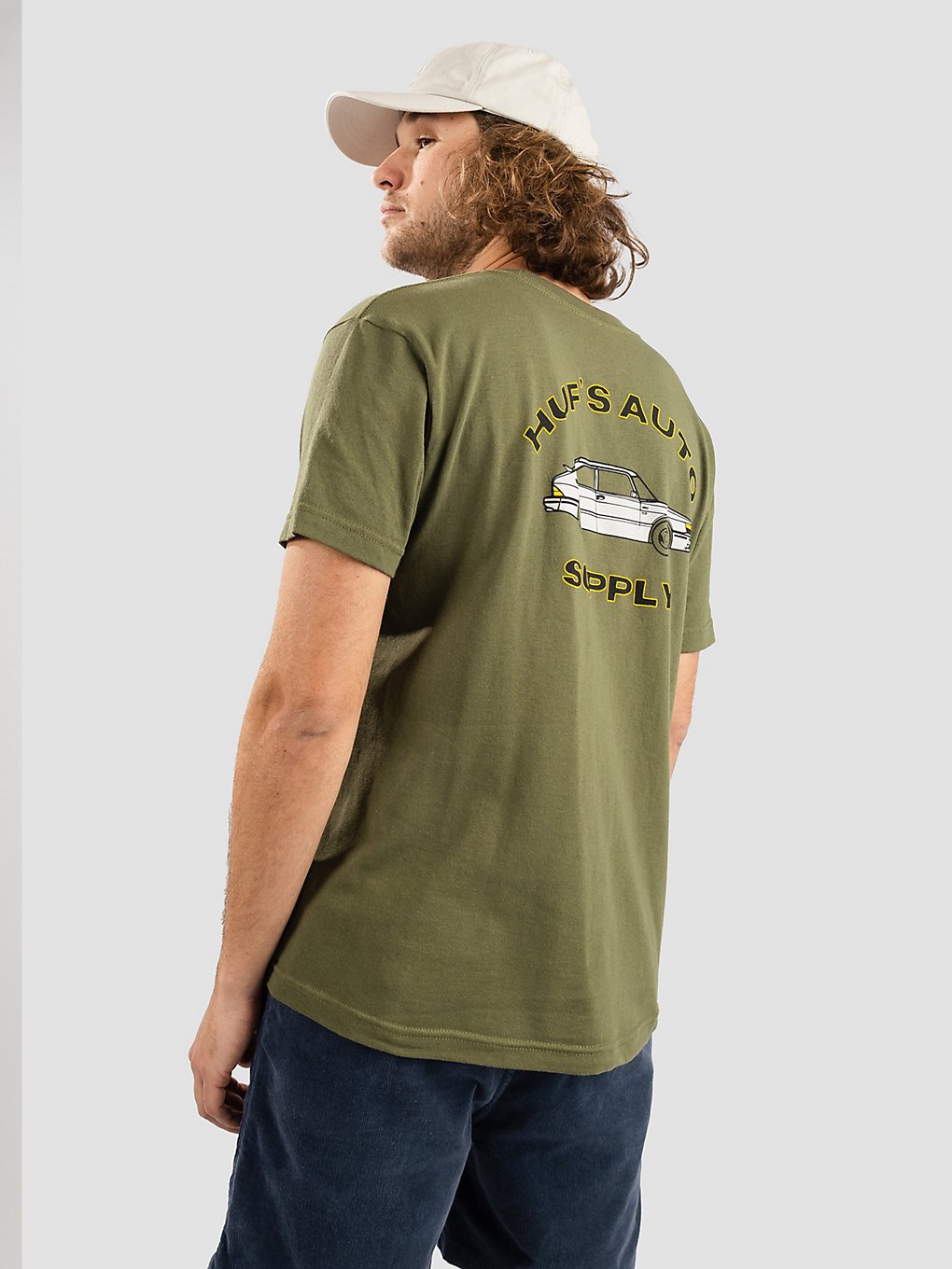 HUF Chop Shop Pocket T-Shirt olive kaufen