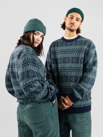 Blue Tomato Knitted Crew Pulover