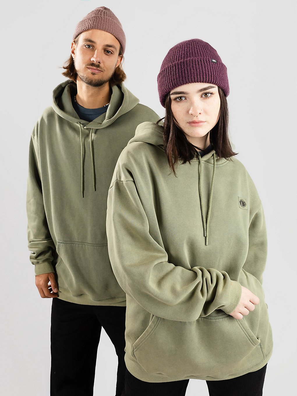 Blue Tomato Oval Chest Hoodie green washed kaufen