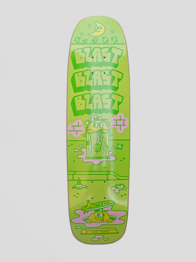 Blast Skates Wild in The Streets 8.7″ Shaped Skateboard Deck