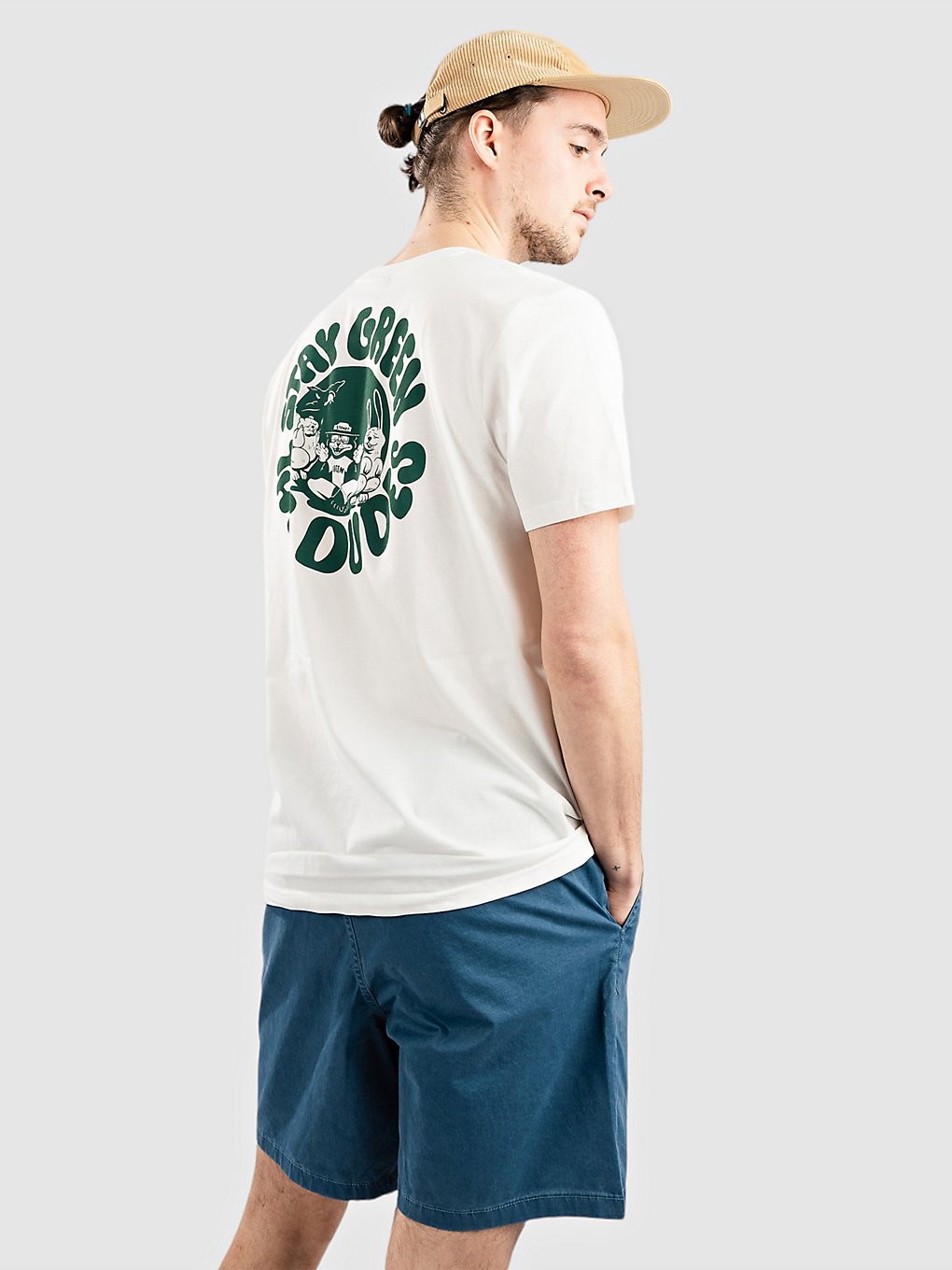 The Dudes Stay Green T-Shirt white kaufen