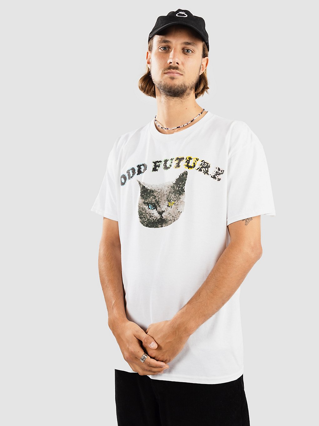 Odd Future Geo Cat T-Shirt white kaufen