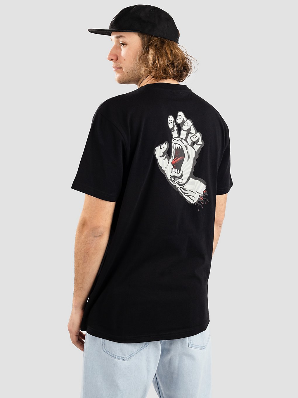 Santa Cruz Screaming Party Hand T-Shirt black kaufen