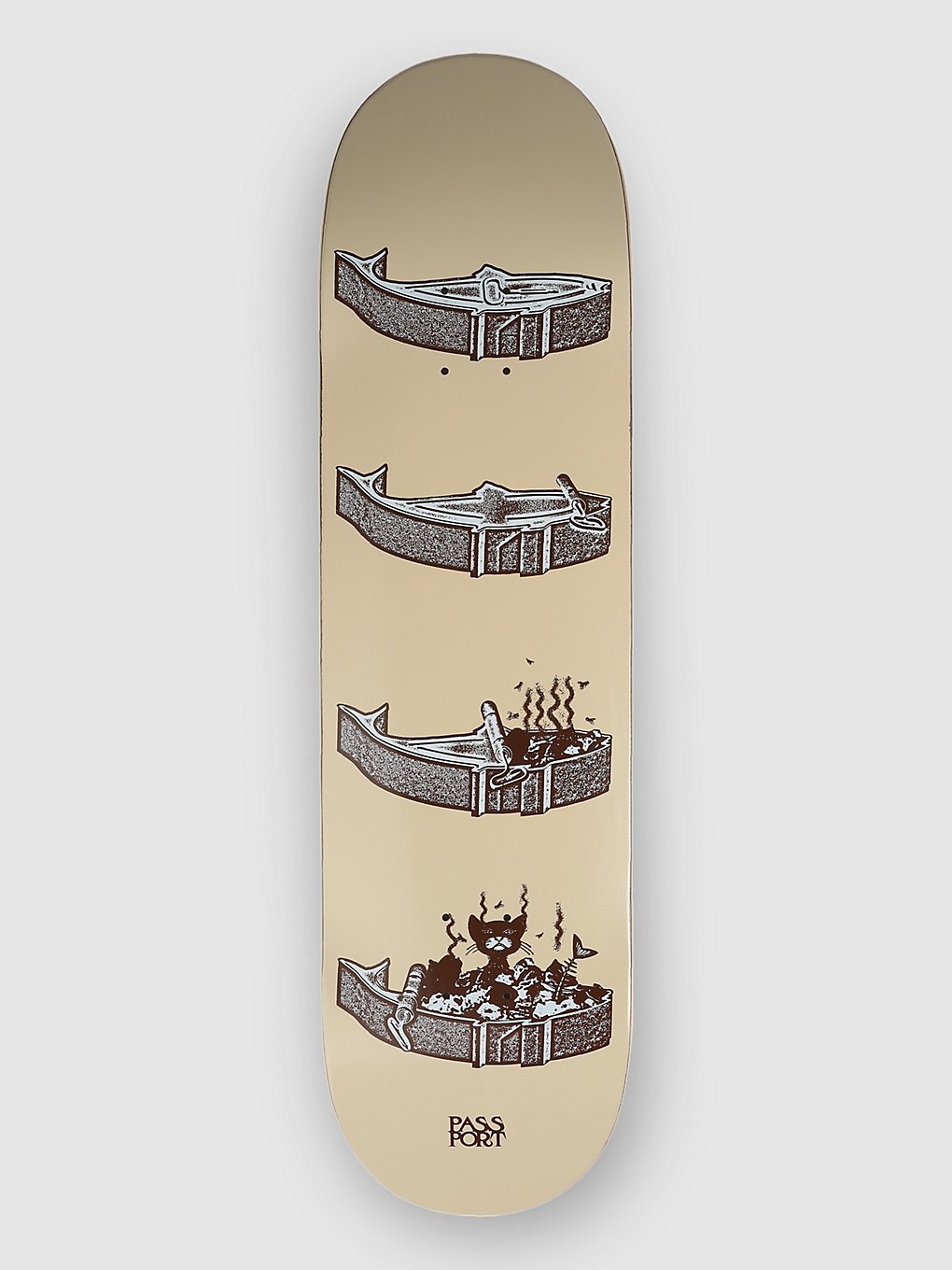 Pass Port Tinned Series Cat 8.38" Skateboard Deck beige kaufen
