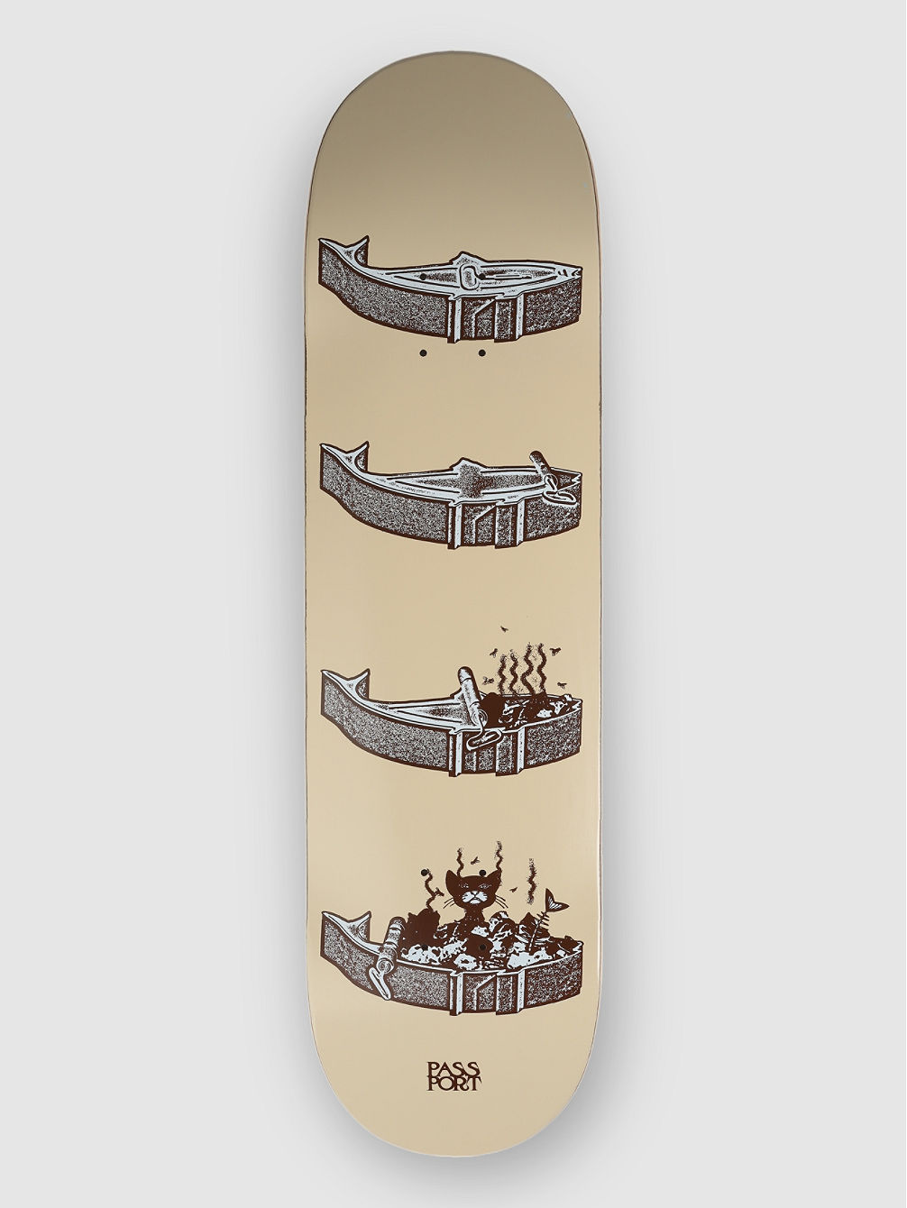 Tinned Series Cat 8.38&amp;#034; Skateboard deck