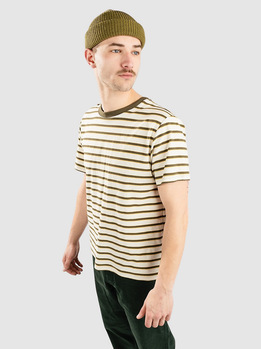 Rhythm Everyday Stripe T-Shirt natural kaufen