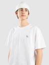 Cleptomanicx Embroidery Gull Mono T-Shirt