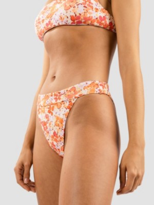 Rosa Floral Hi Banded Bas de bikini