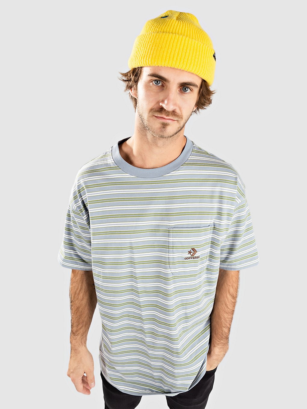 Converse Yarn Dye Pocket T-Shirt ocean retreat stripe kaufen