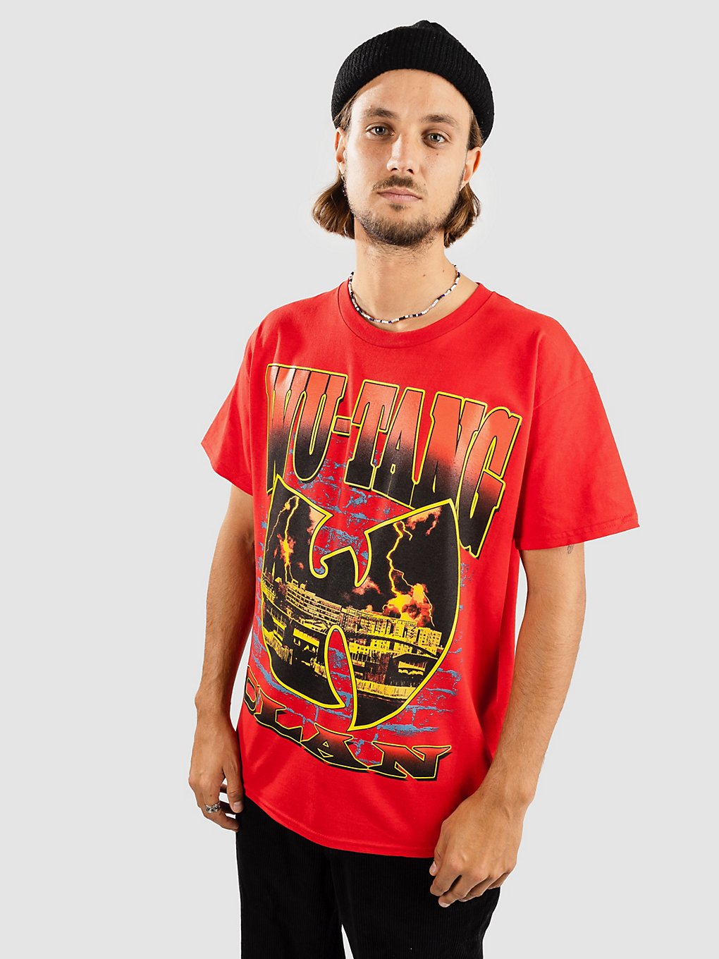 Wu Tang Logo Cityscape T-Shirt red kaufen