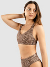 Hurley Max Leopard Cross Back Bikini top