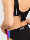 Hurley Nascar Reversible Moderate High Waist Bikini Bottom