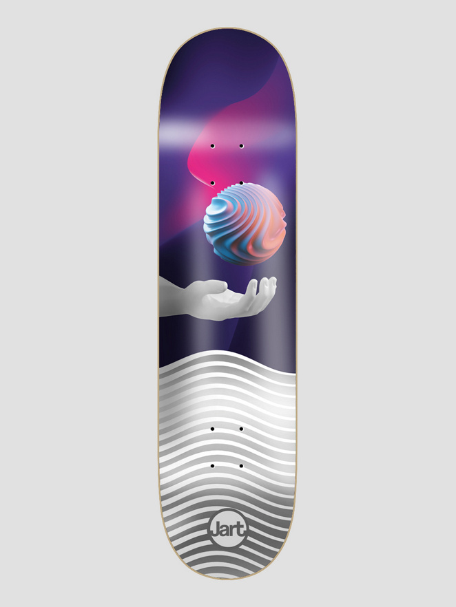 Jart White Series 8.0″ HC Skateboard Deck