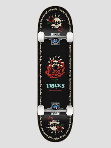 Tricks Red Rose 7.87&quot; Skateboard