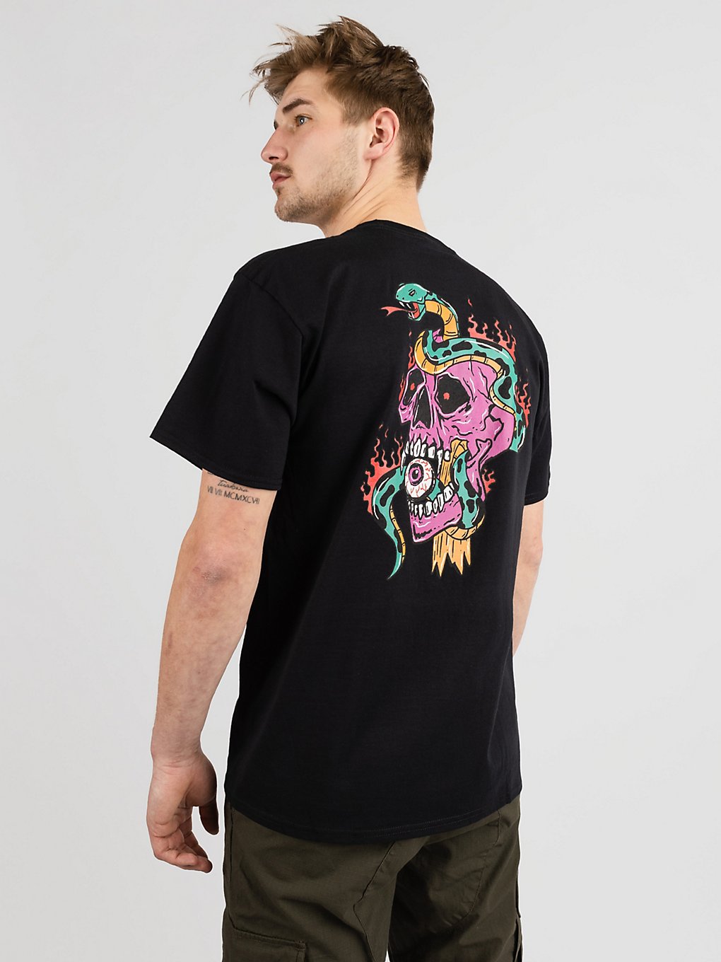 Empyre Skull & Snake T-Shirt black kaufen