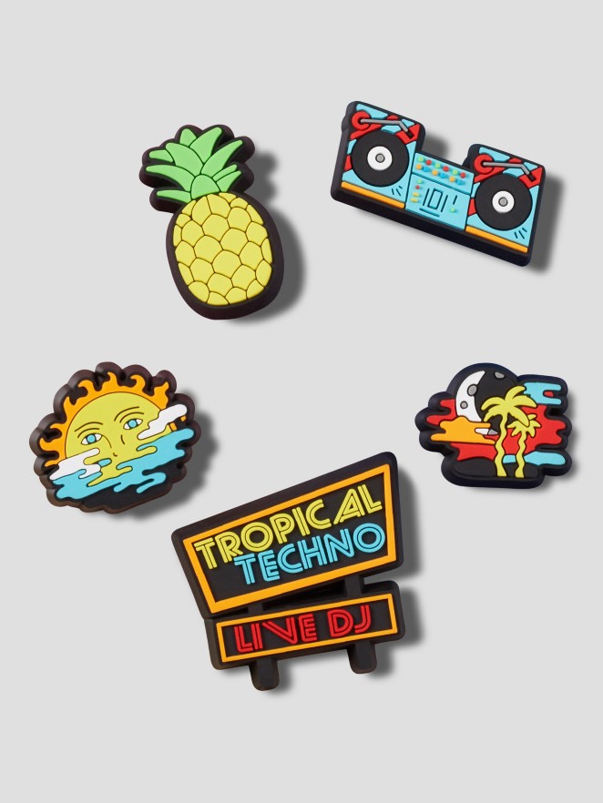Crocs Tropical Techno Dj 5 Pack Shoelaces