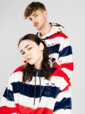 All-In Plaid Poncho de Surf
