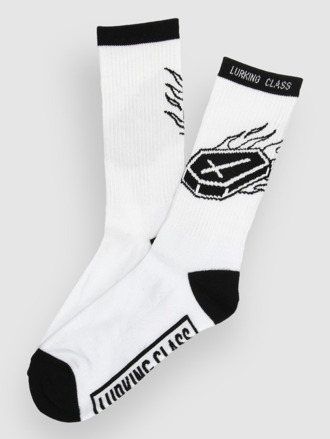 Lurking Class Flaming Coffin Crew Socken