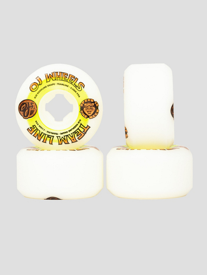 OJ Wheels Team Line Original Hardline 99A 53mm Wheels