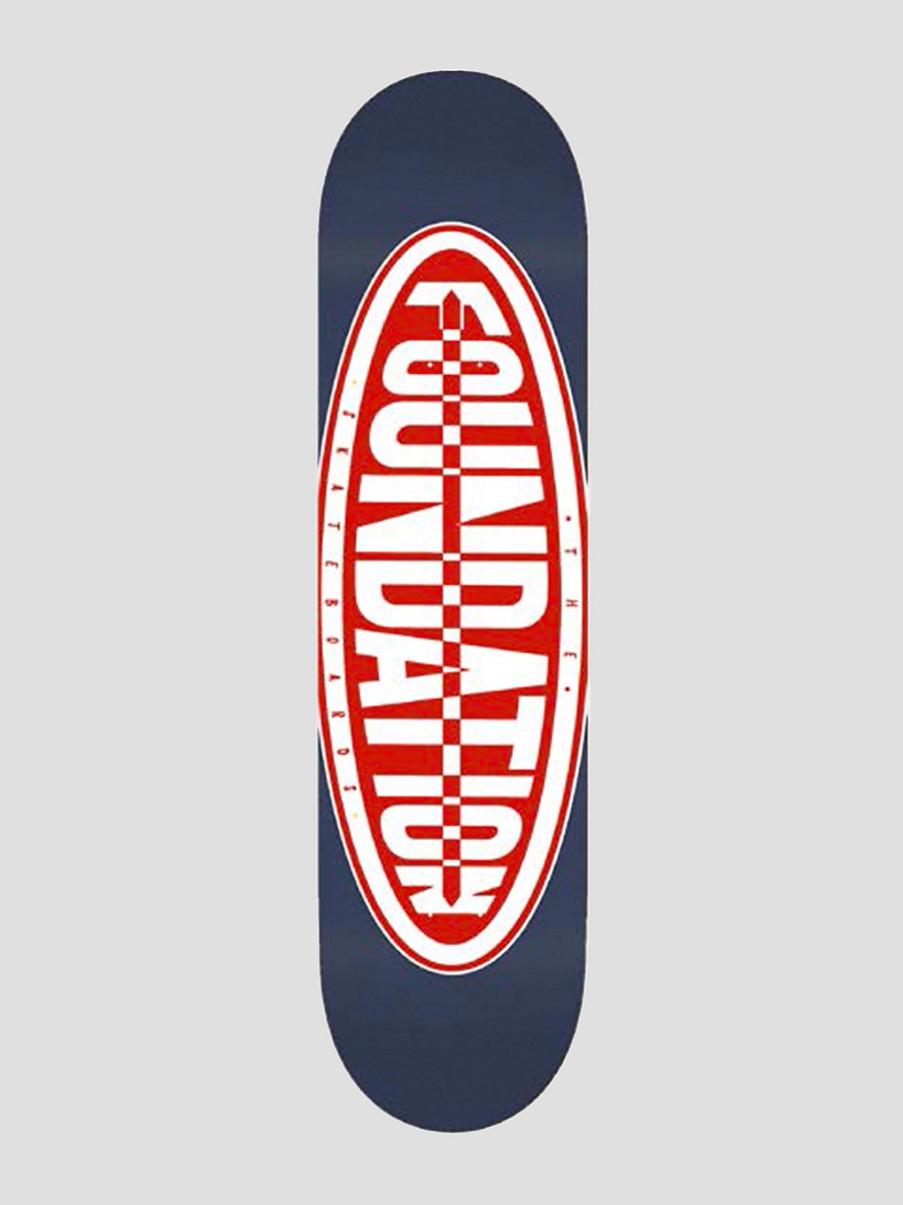Foundation Oval 8.8" Skateboard Deck red kaufen