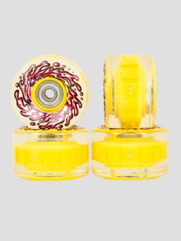 Slime Balls 60mm Light Ups W/Red And Yellow Led Og S Rodas