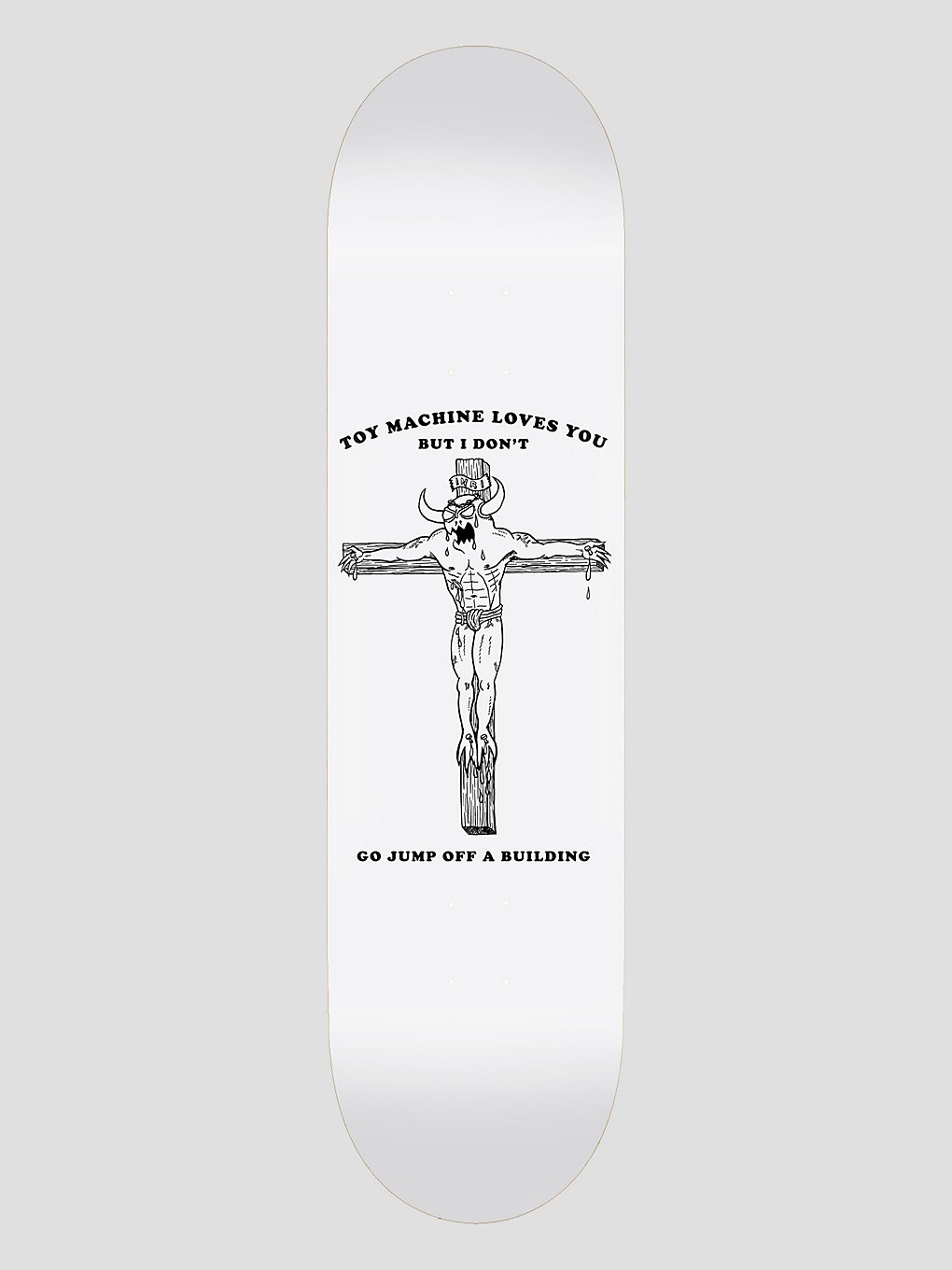 Toy Machine Leabres Doesn'T Love You 8.5" Skateboard Deck white kaufen